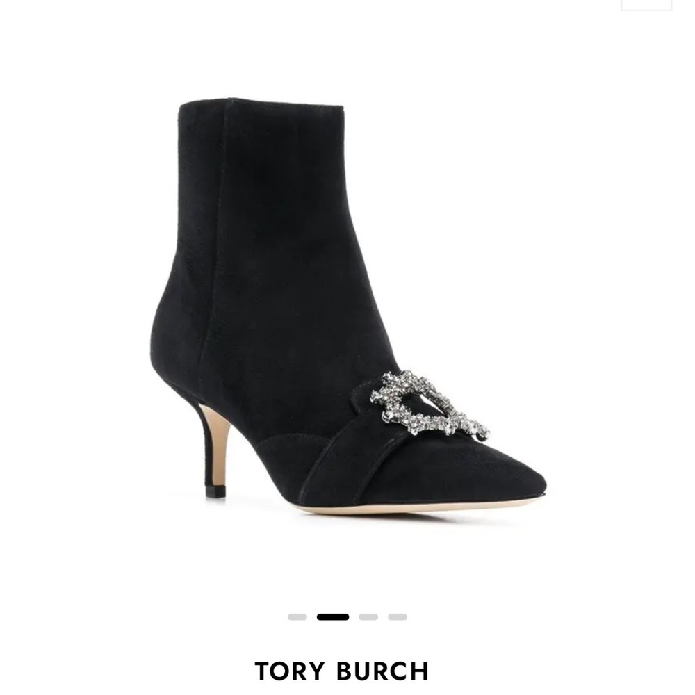 Tory Burch Embellished buckle ankle boots - Picture 7 of 9